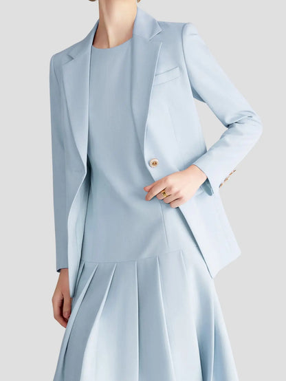Women’s Suit Set with Pleated Dress Freya Fashion
